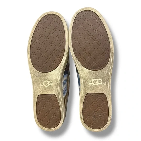 UGG x Pendleton Mens 12 Southwestern Wool Slip On Sneakers Shoes 1010188 Brown
